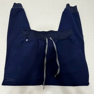 Women’s navy Zamora high waisted tall jogger scrub pant - XL